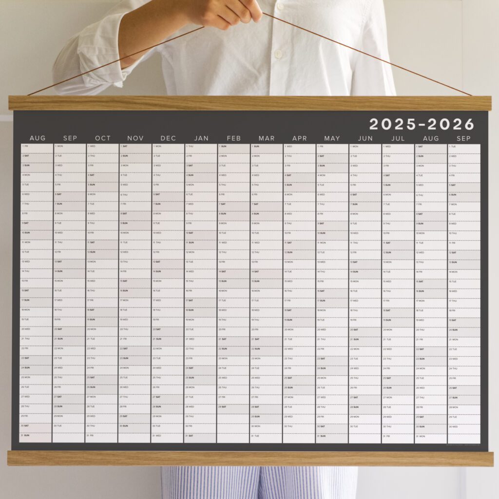wall planner 2026 2027 2028 2029 2030 follygraph wandkalender jahresplaner