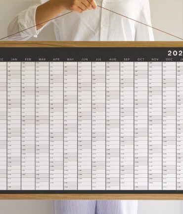 wall planner, wall calendar 2026 2027 Follygraph