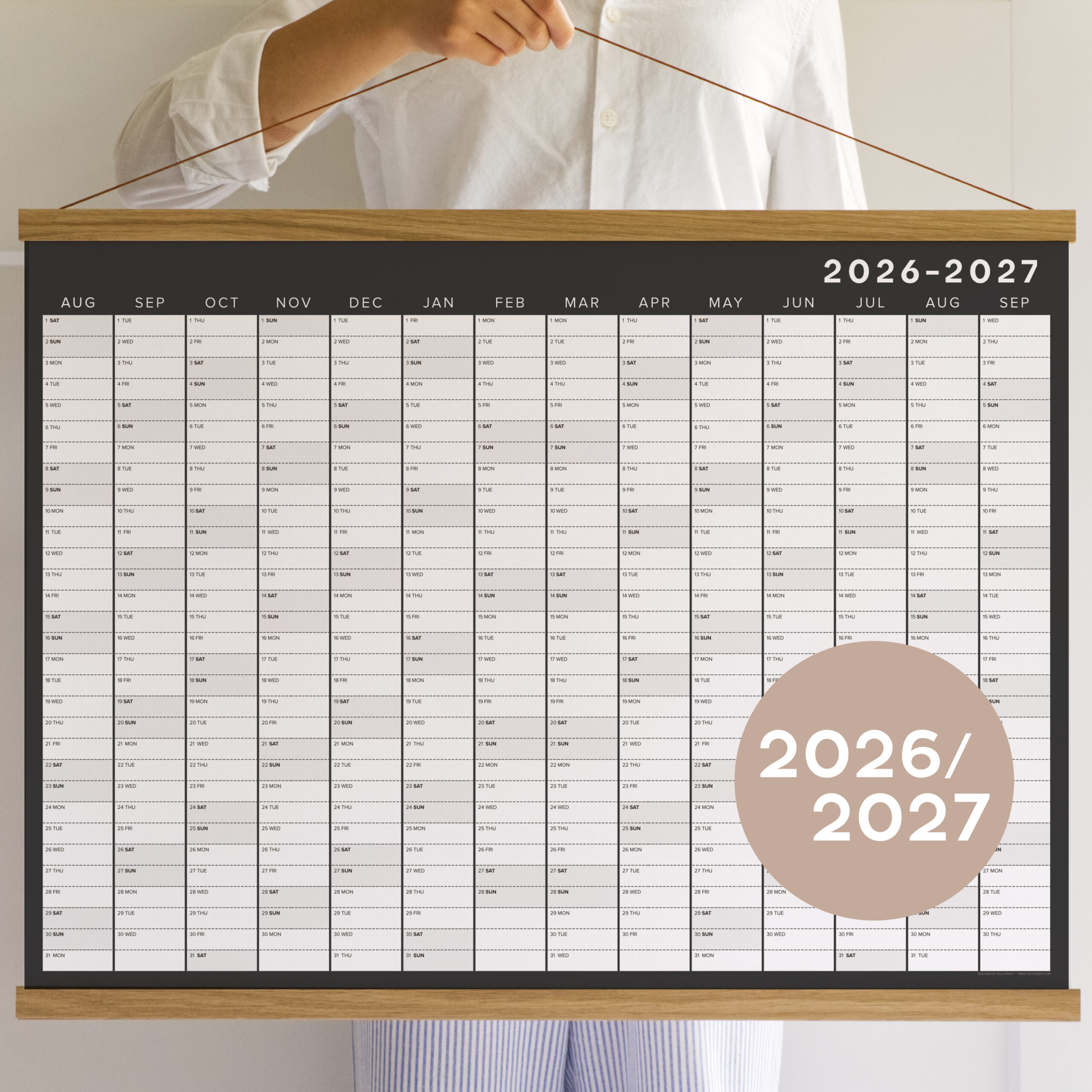 Wall planner 14 months