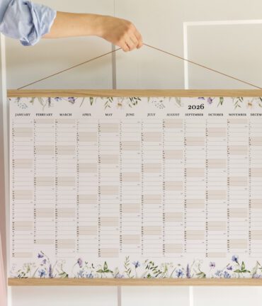 wall planner, wall calendar 2026 2027 Follygraph