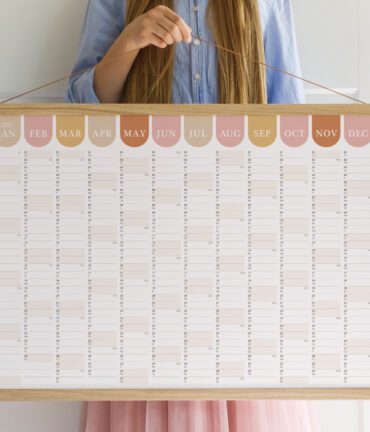 wall planner, wall calendar 2026 2027 Follygraph