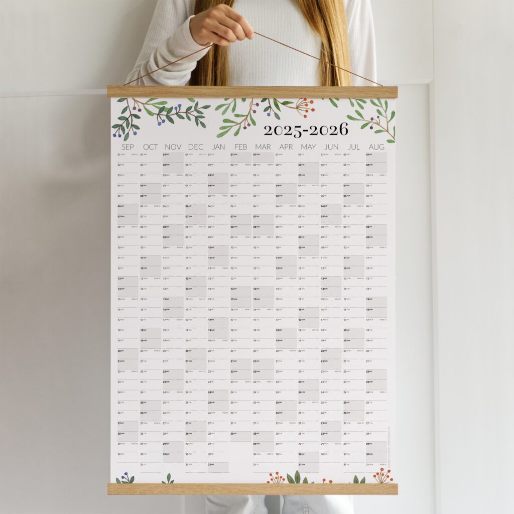 wall planner 2026 2027 2028 2029 2030 follygraph wandkalender jahresplaner