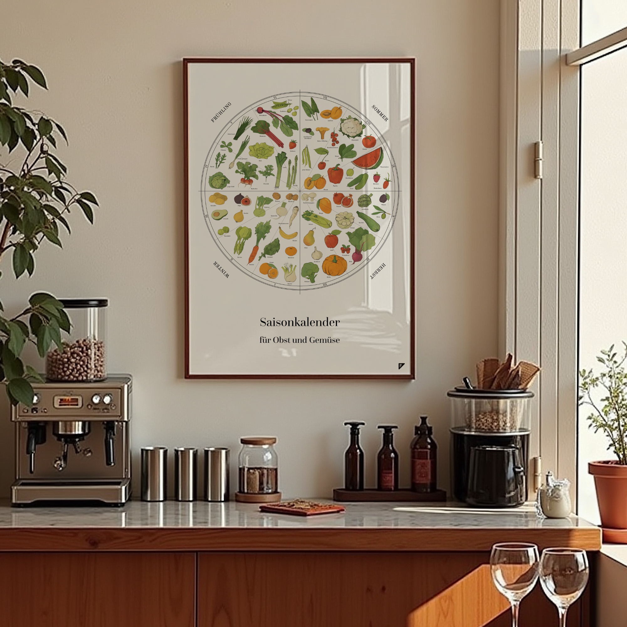 Follygraph poster, chart, infographic, kitchen print, yoga poster, stock market technical analysis, coffee guide, yoga asanas