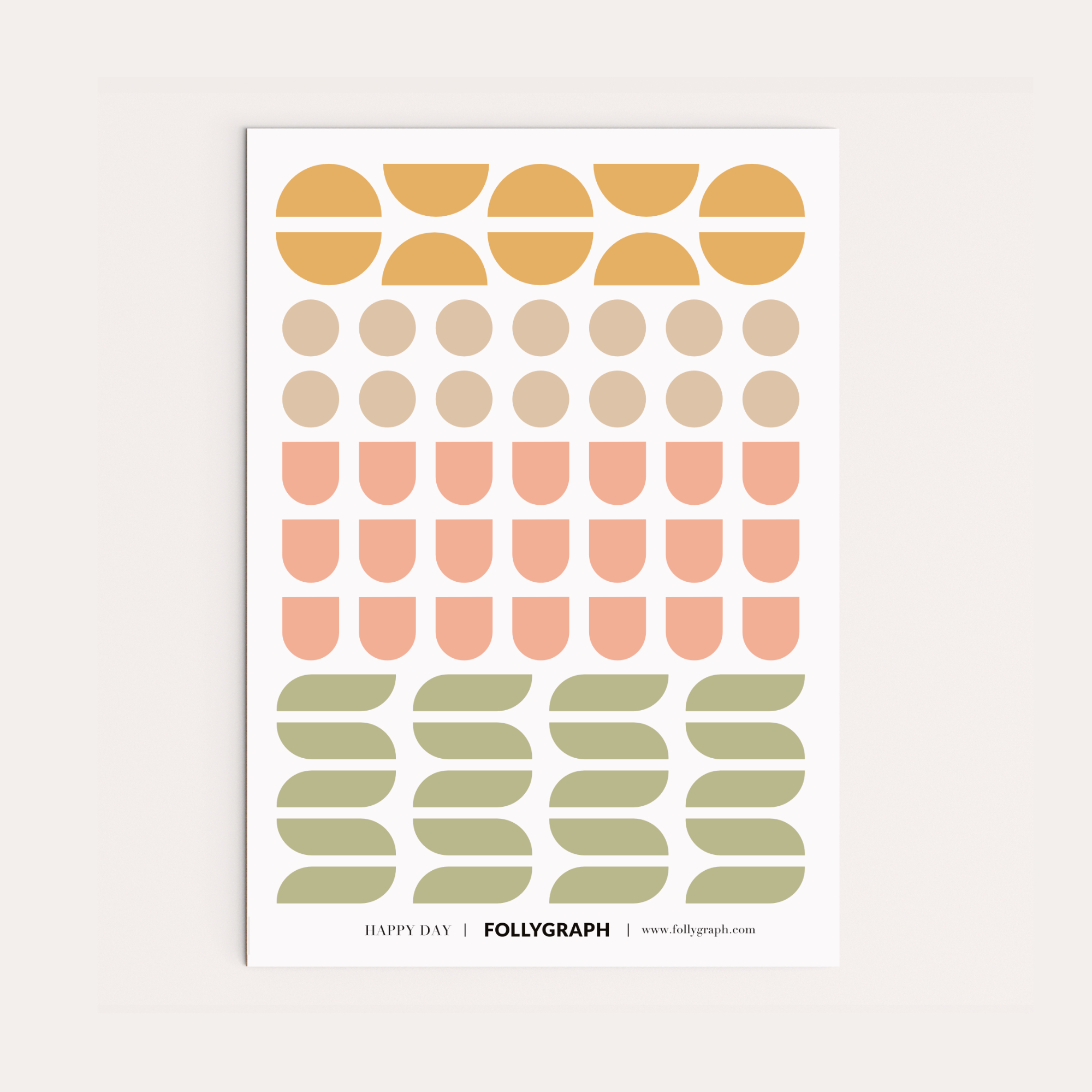 Stickers for planners, calendars Happy Day