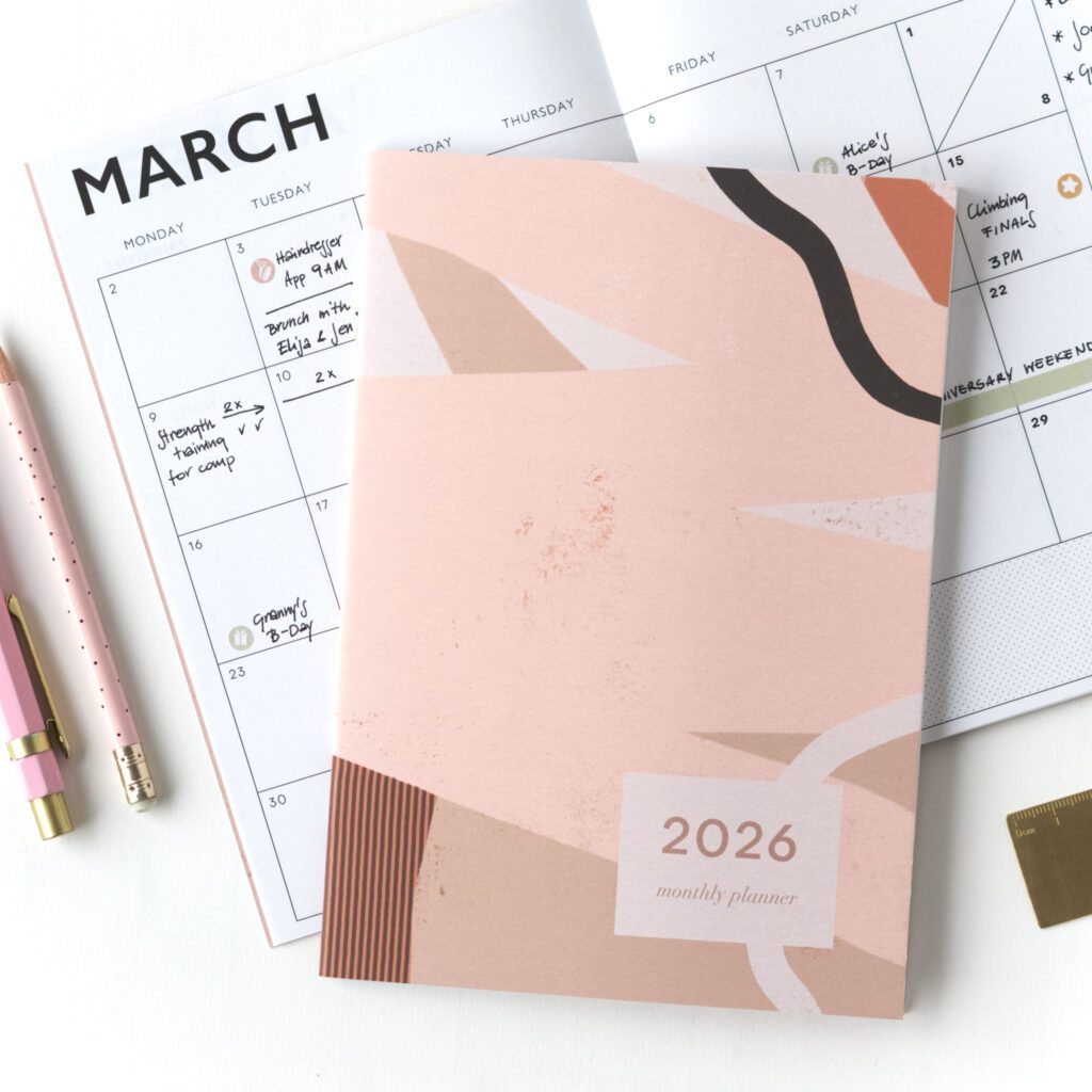 Follygraph 2026 monthly pocket planner