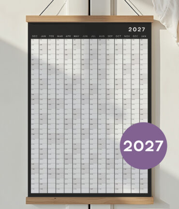 wall planner 2027 Follygraph personalized gift