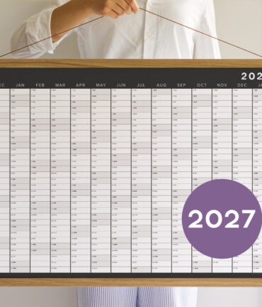wall planner 2027 Follygraph personalized gift