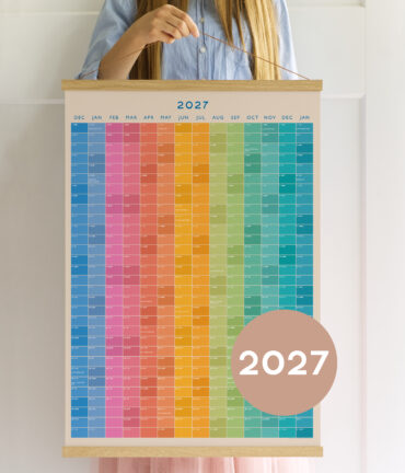 wall planner 2027 Follygraph personalized gift