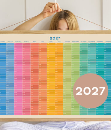 wall planner 2027 Follygraph personalized gift