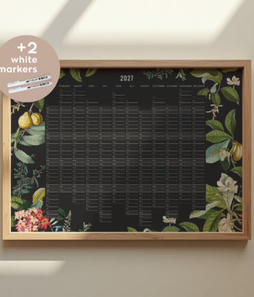wall planner 2027 Follygraph personalized gift