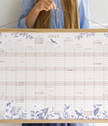 wall planner 2027 Follygraph personalized gift