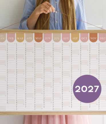 wall planner 2027 Follygraph personalized gift