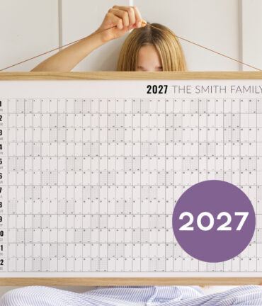 wall planner 2027 Follygraph personalized gift